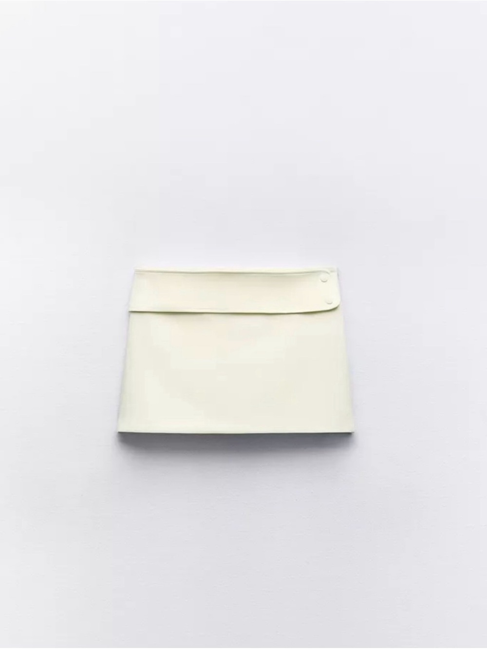 Zara yellow Mini Skirt with Mid/High Waist